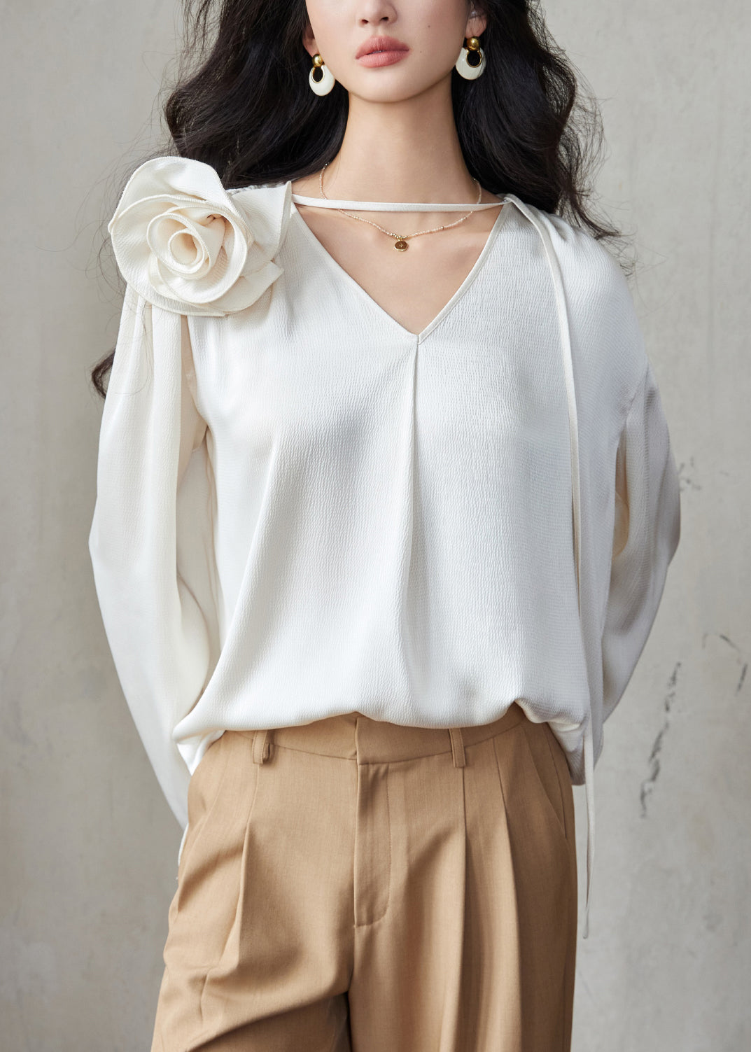 Gracefully Styled Blouse for Any Occasion
