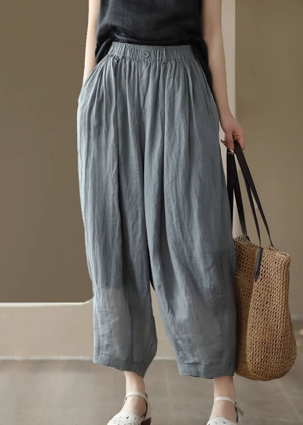 A Vintage Style Pants with Delicate Timeless Details