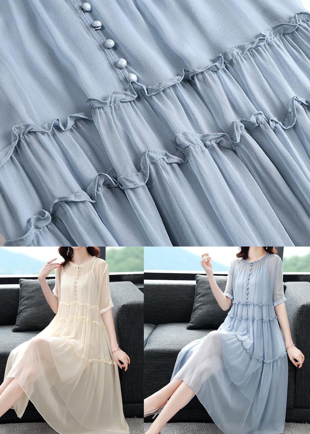 A Vintage Style Dress with Delicate Timeless Details