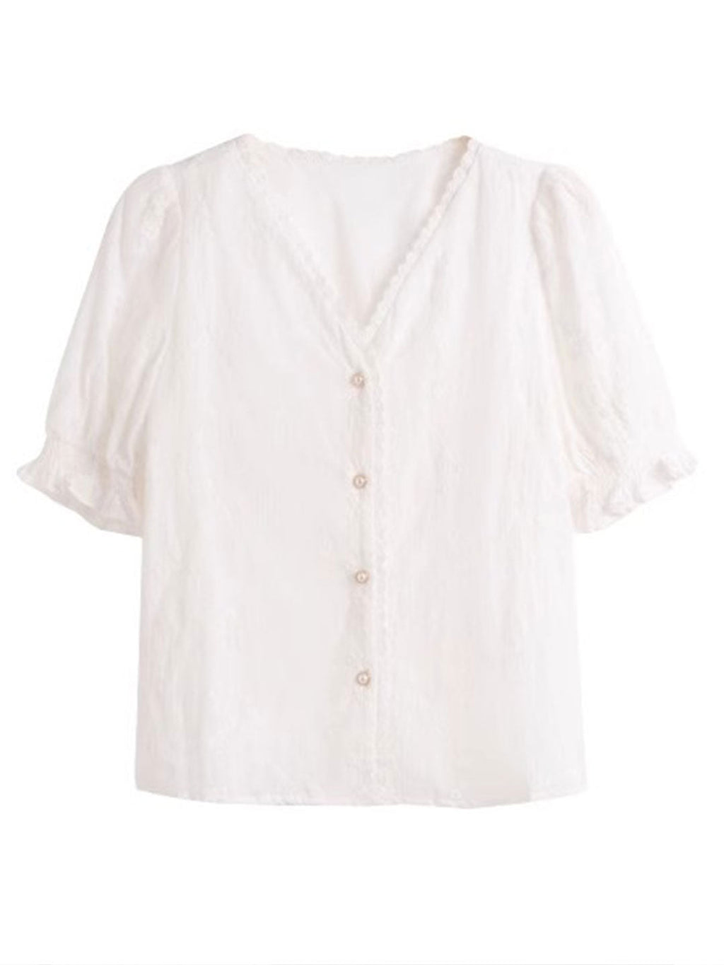 Classic Vintage Blouse with a Flattering Fit