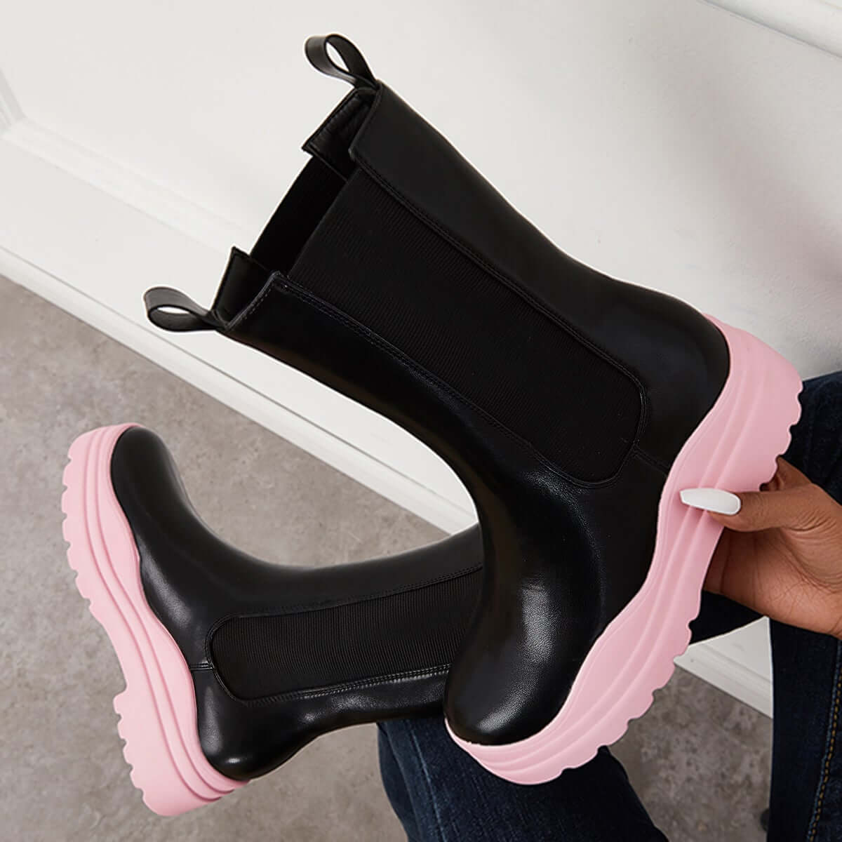 Chic Orthopedic Boots with Unique Design