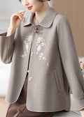 A Vintage Style Coat with Delicate Timeless Details