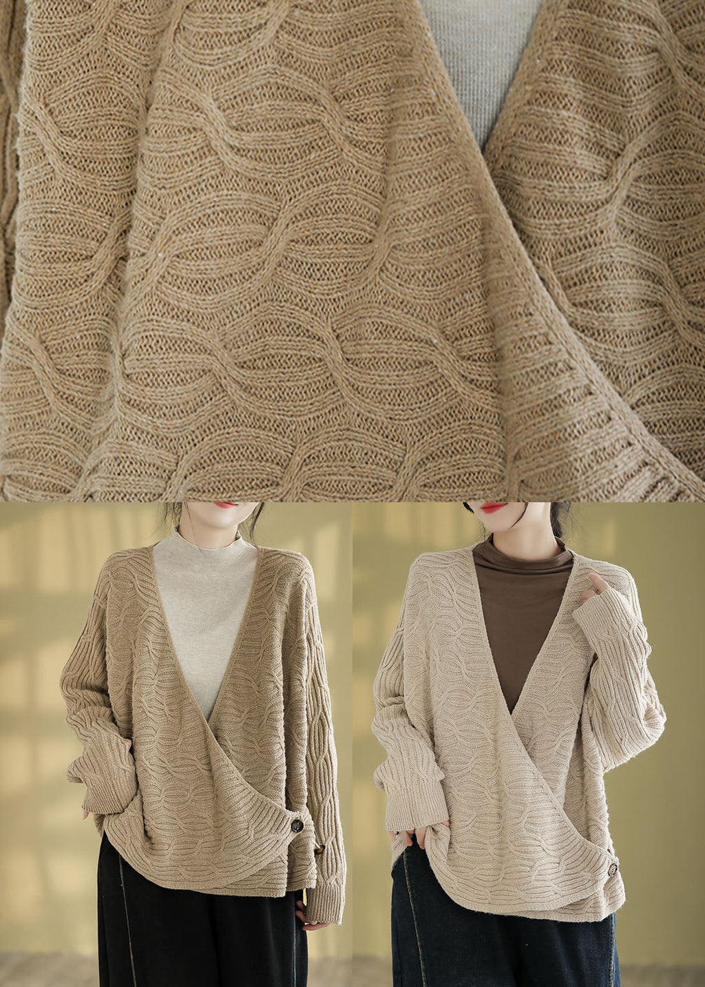 Well Tailored Sweater with a Graceful Silhouette