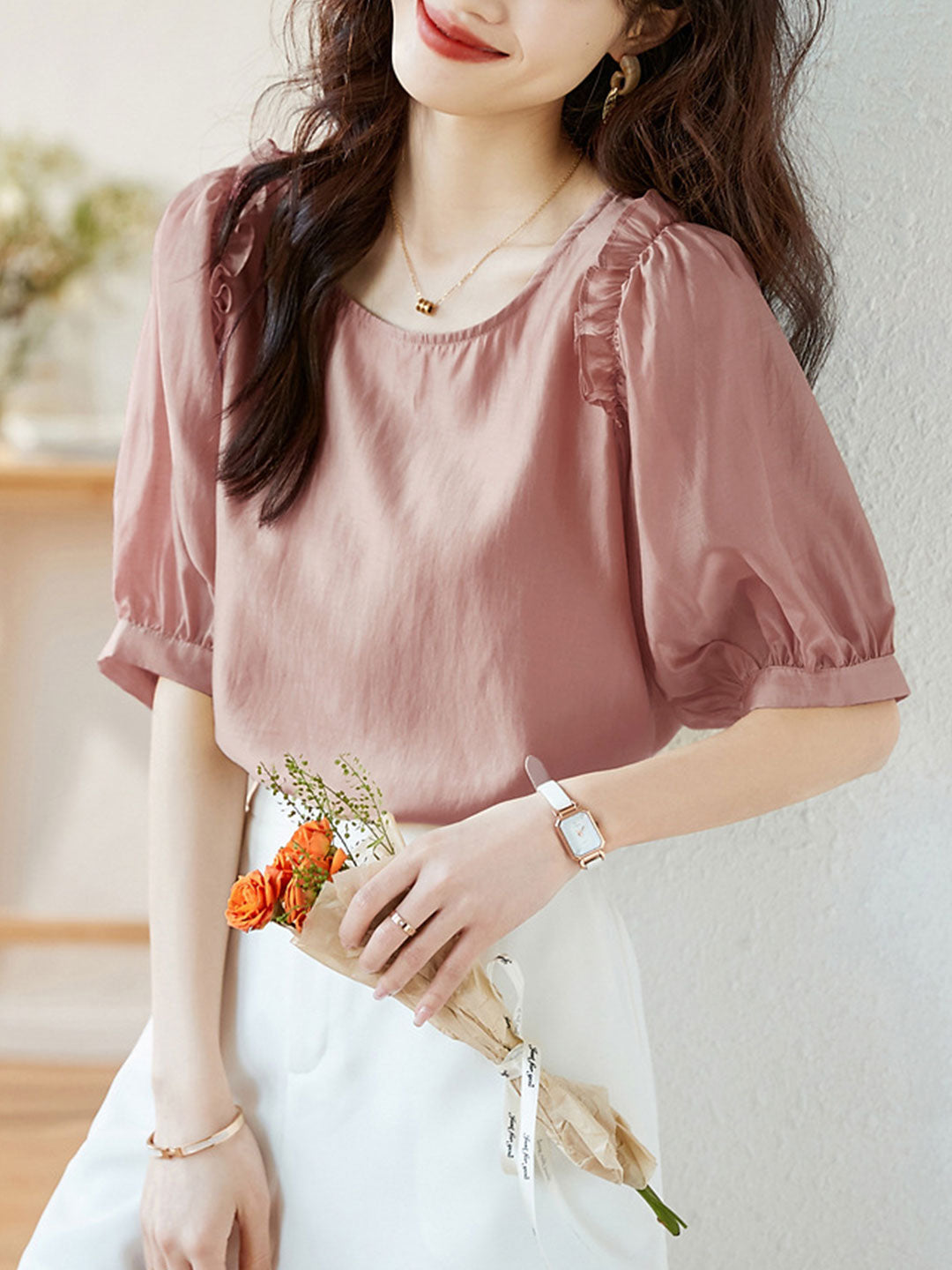 A Vintage Style Top with Delicate Timeless Details