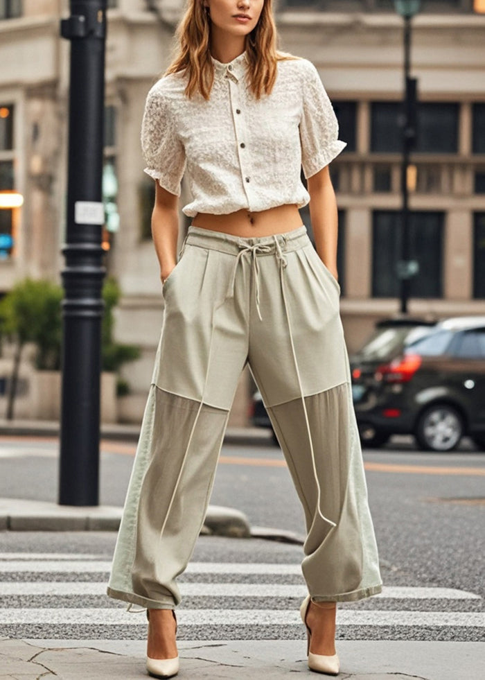 A Vintage Style Pants with Delicate Timeless Details