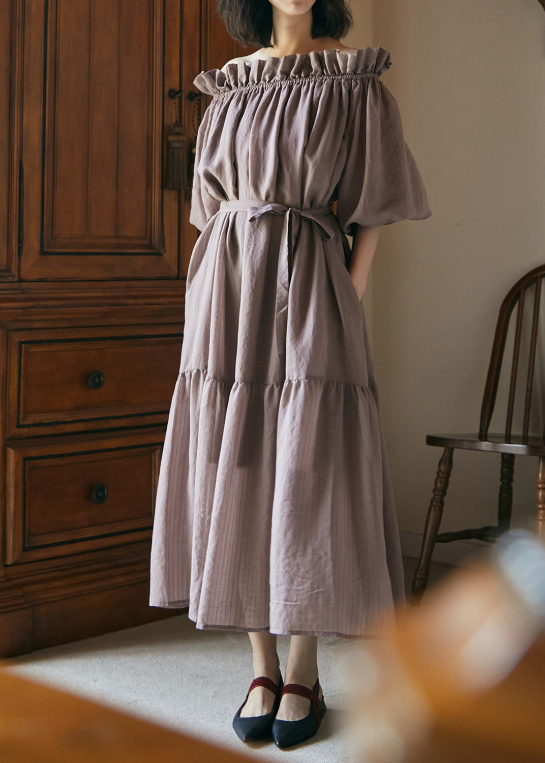 Classic Vintage Dress with a Flattering Fit