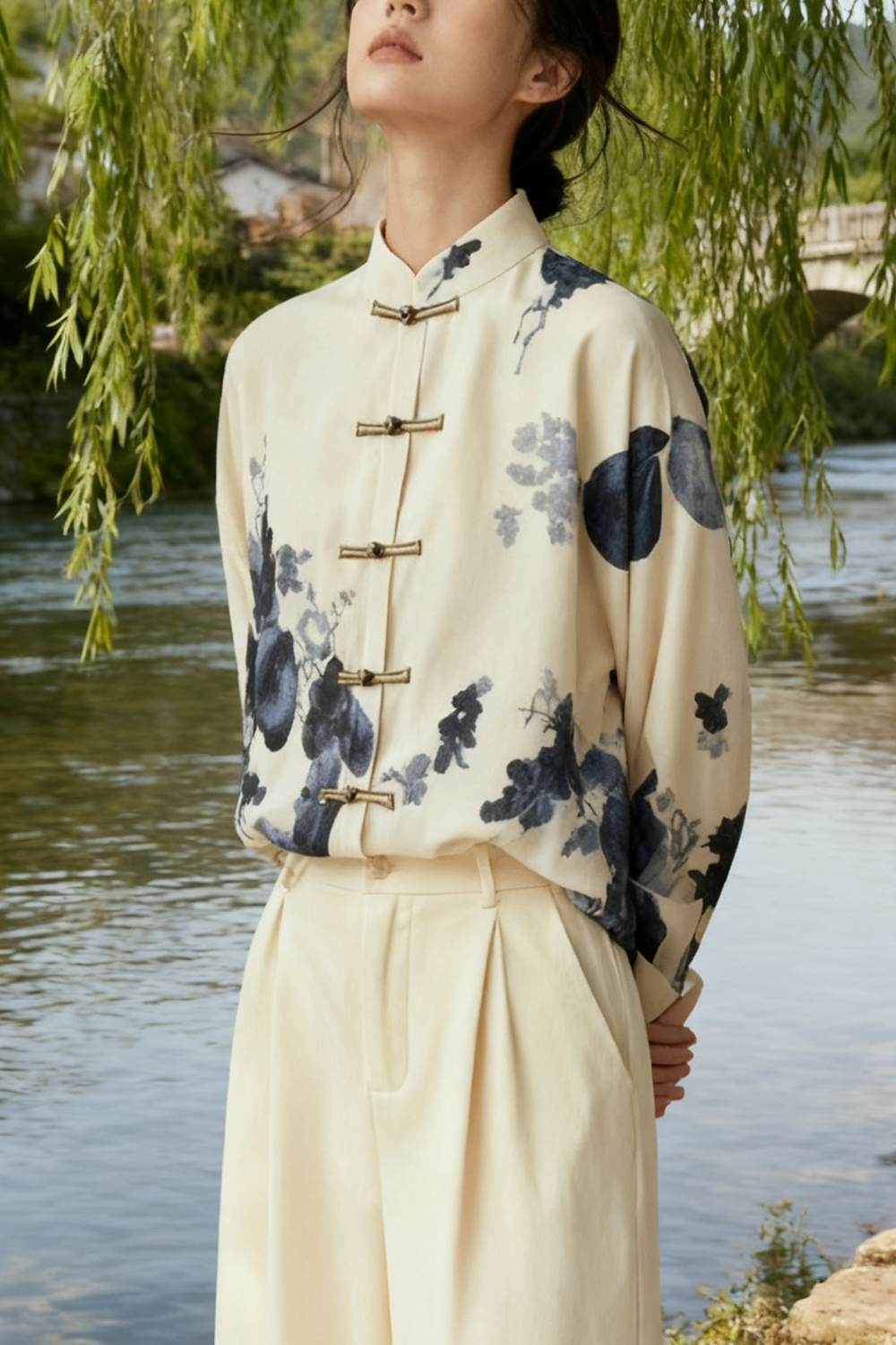 Vintage Inspired Blouse with a Contemporary Edge