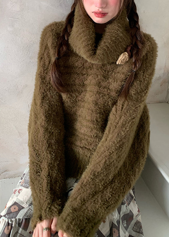 A Vintage Style Sweater with Delicate Timeless Details