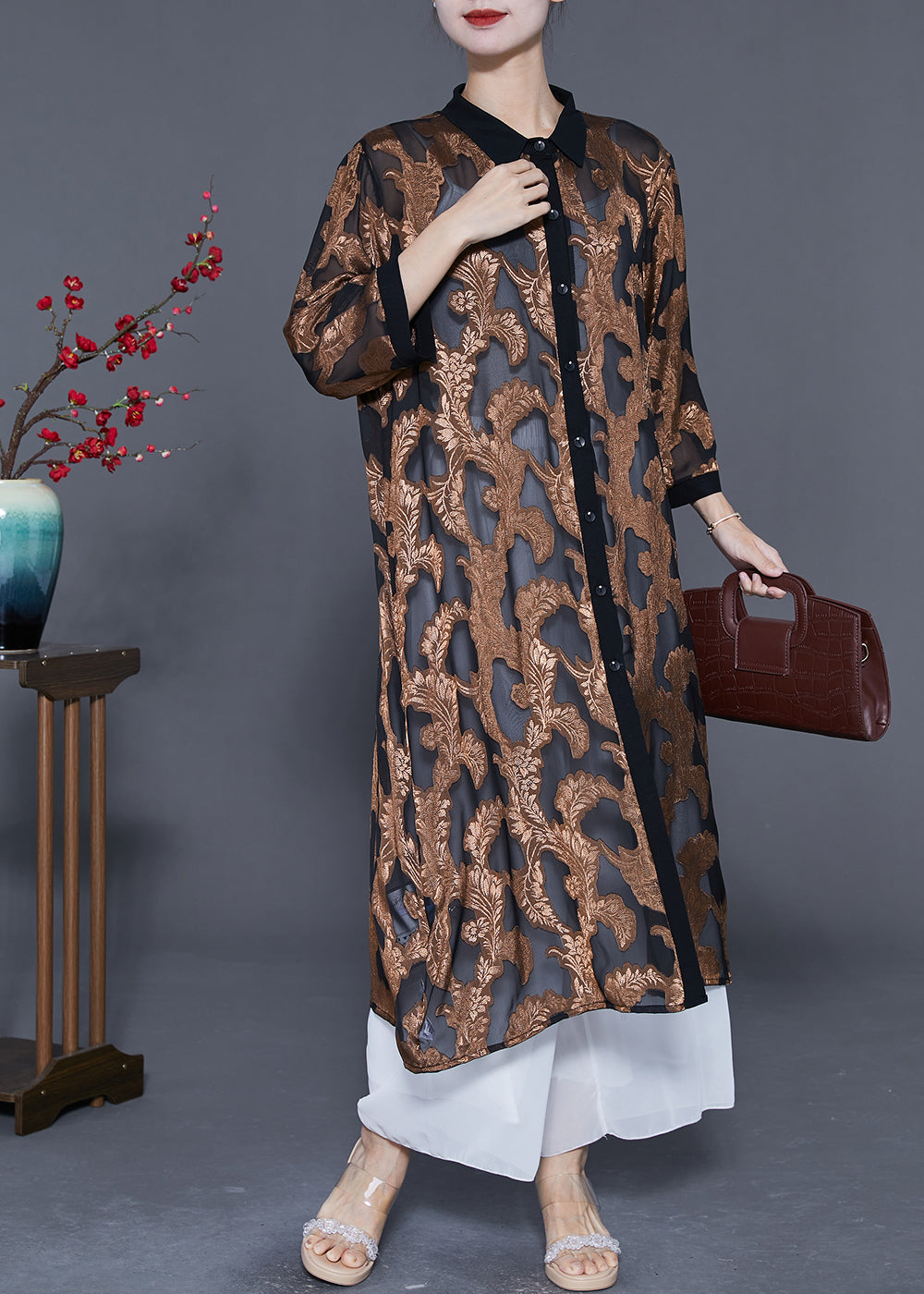 A Vintage Style Cardigan with Delicate Timeless Details