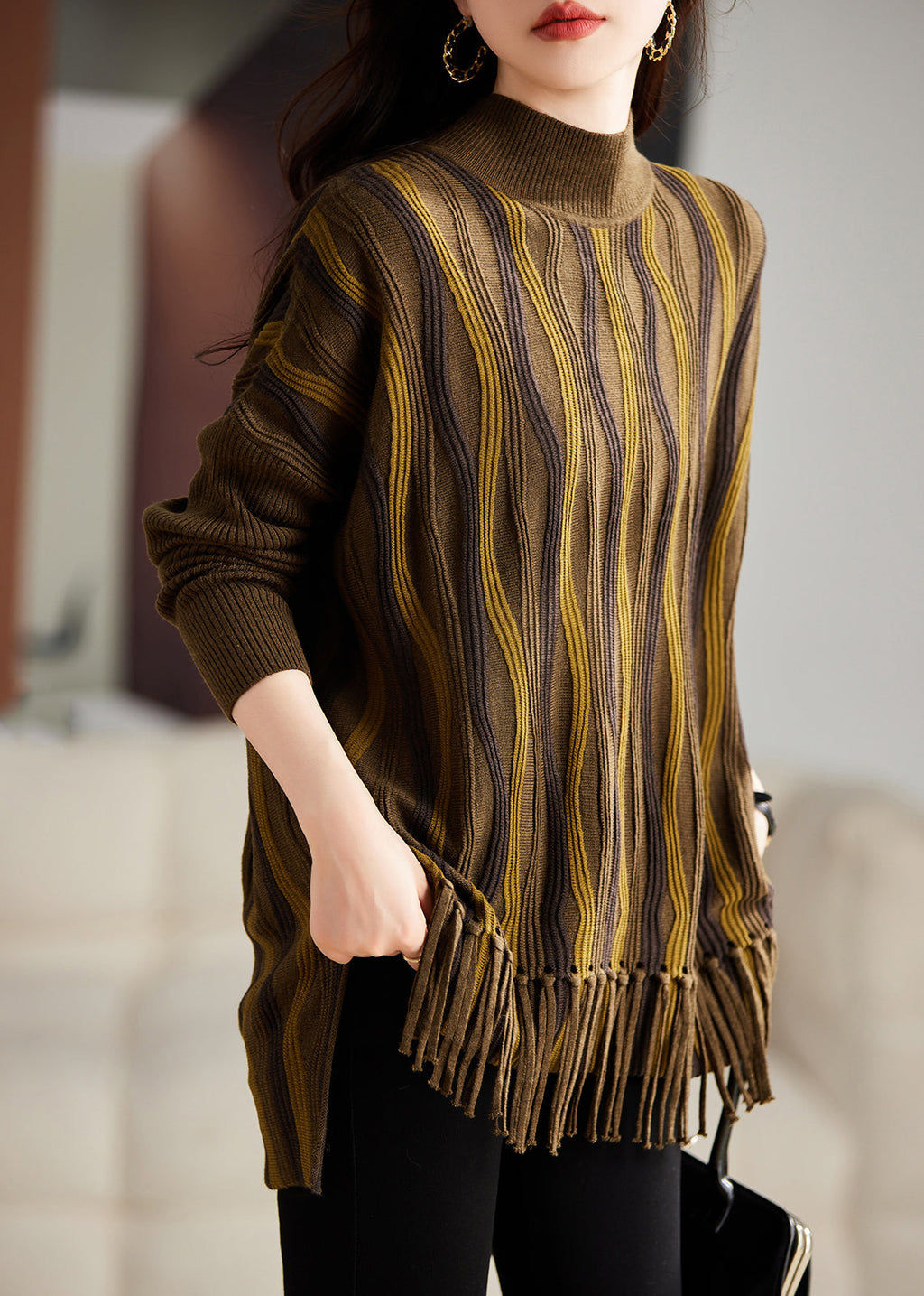 A Vintage Style Sweater with Delicate Timeless Details